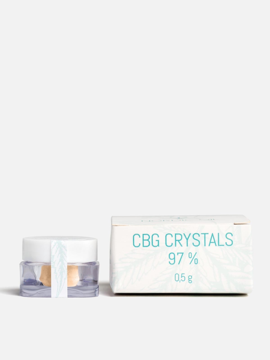 Nordic Oil CBG krystaller 485mg CBD isolat