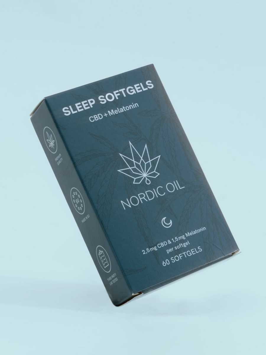 Sov bedre med melatonin kapsler fra Nordic Oil